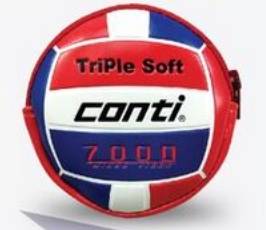 CONTI 排球造型小零錢包  A7130-RWB