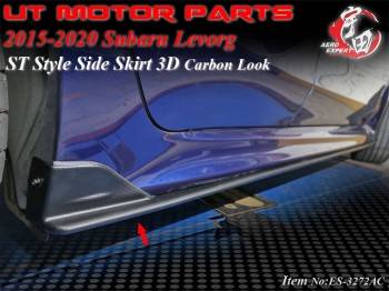 2015-2021 Subaru Levorg ST Style Side Skirt(L+R)(3D Carbon Look)