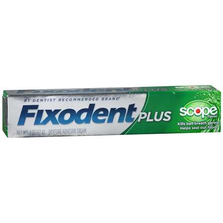 Fixodent 活動假牙黏著劑 57g(強固抗菌)