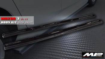 2010-2013 Mazda 3 4/5D 2.0 /1.6 MP Style Side Skirt Wing(2PCS) (Carbon Fiber)