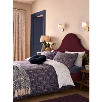 Flowerpot Indigo/raspberry 被單*1+枕套*2