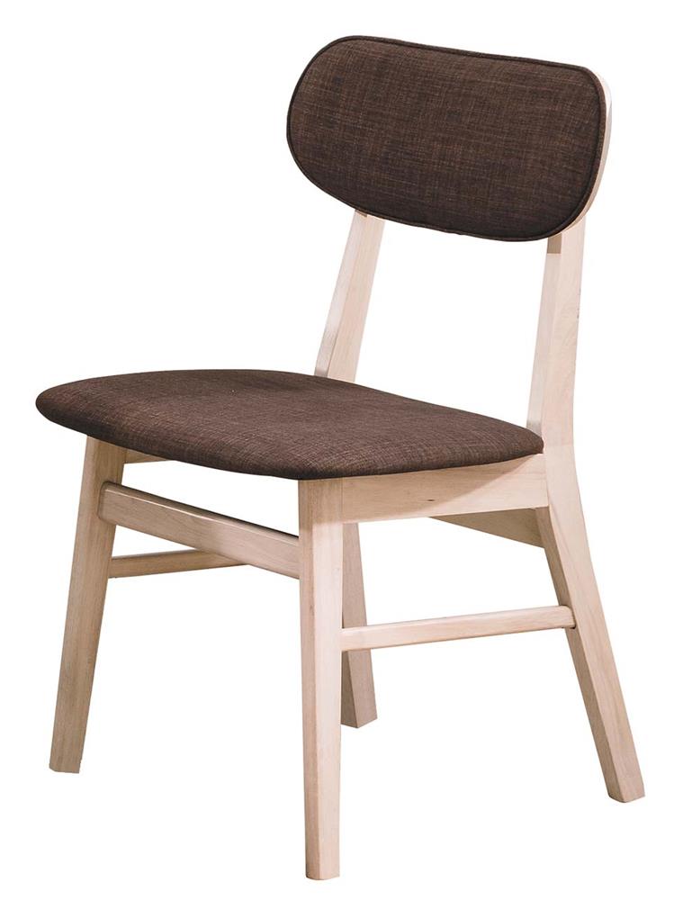 SH-A506-03 凱夫洗白咖啡布餐椅 (不含其他產品)<br /> 尺寸:寬45*深54*高80cm