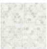 仿六角磚【SEG25281 G25281】25X25白/黑(2色)浴室 陽台│玄關│商用空間│店面設計｜地壁兩用磚##034