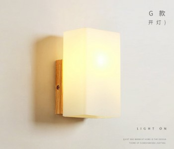 日式木製壁燈