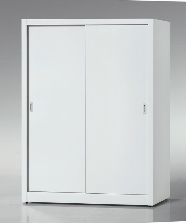 ZY-166-165711 合我意純白色5X7尺推門衣櫃 (不含其他產品)<br />
尺寸:寬152*深61*高196.5cm