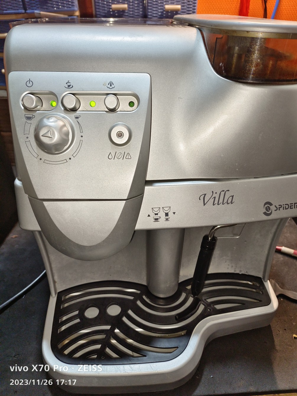 saeco-villa -全自動咖啡機-電源開機破損更新-墊圈更新