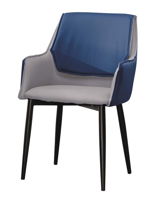 SH-A483-02 維吉爾餐椅(藍) (不含其他產品)<br />尺寸:寬52*深60*高83cm