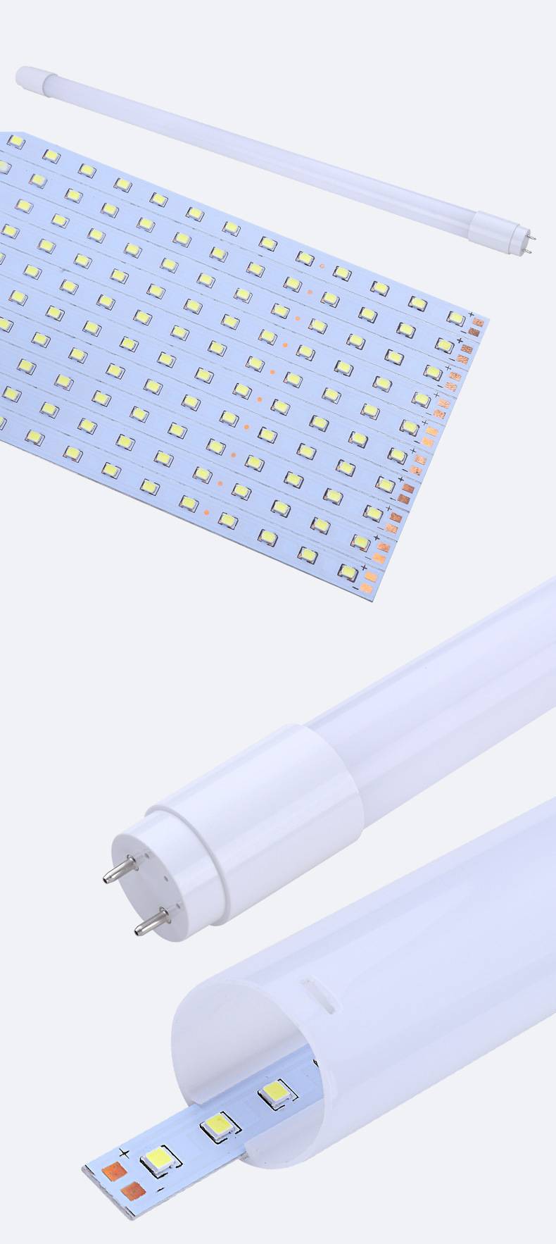led纳米全塑燈管高光效全電壓寬壓高流明高亮度1.2米4尺18W