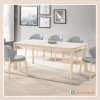 【莎莫拉6尺岩板餐桌(洗白色)】【2024-B533-1】【添興家具】