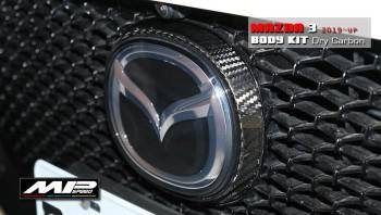 19 Mazda 3 5D Logo (Front) Dry Carbon