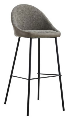 TA-957-3 金沙灰色布面吧台椅 (不含其他產品)<br />
尺寸:寬48*深49*高88cm
