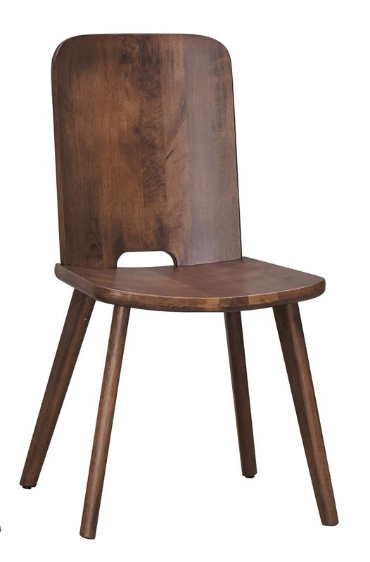 CO-516-2 喬克胡桃色實木餐椅 (不含其他產品)<br /> 尺寸:寬43.5*深53*高86cm