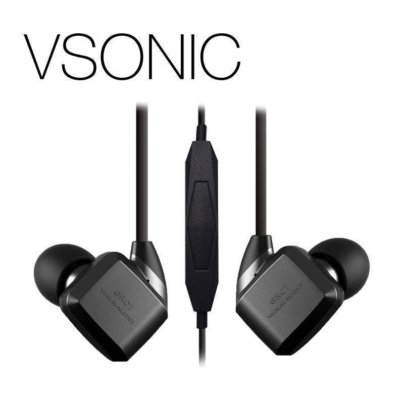 VSONIC GR-07 BASS i線控耳道式耳機 -沉穩黑