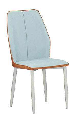 JC-900-4 詹森藍色皮餐椅 (不含其他產品)<br />
尺寸:寬45.5*深52*高90cm