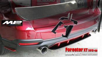 2012-2018 Forester ST Style Rear Diffuser