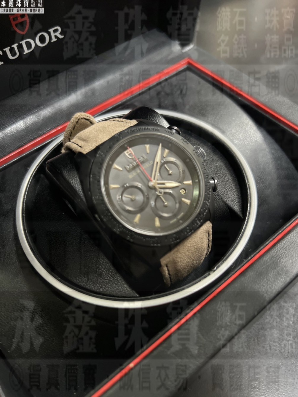 Tudor 帝舵 Fastrider Black Shield  42000CN 啞黑色陶瓷腕錶 