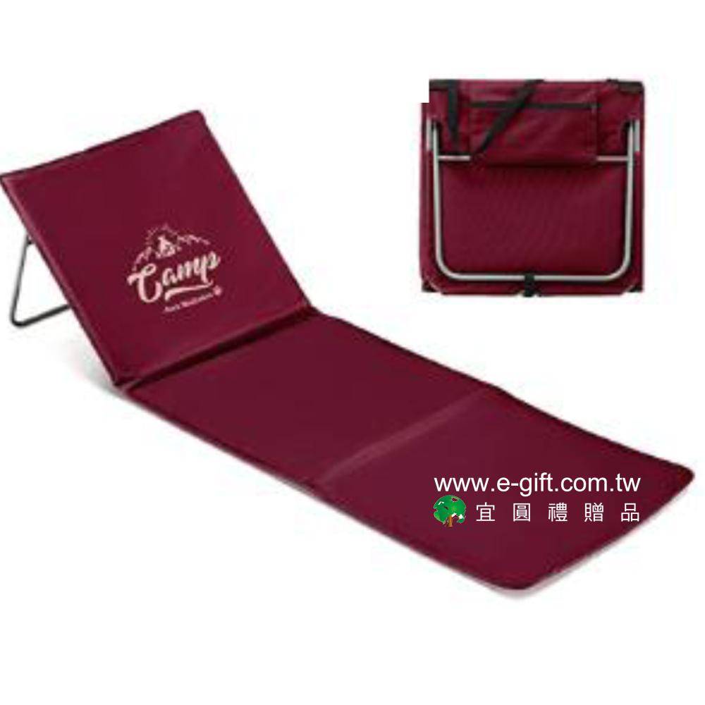 【E-gift】CAMP野趣折疊躺椅(紅/藍)