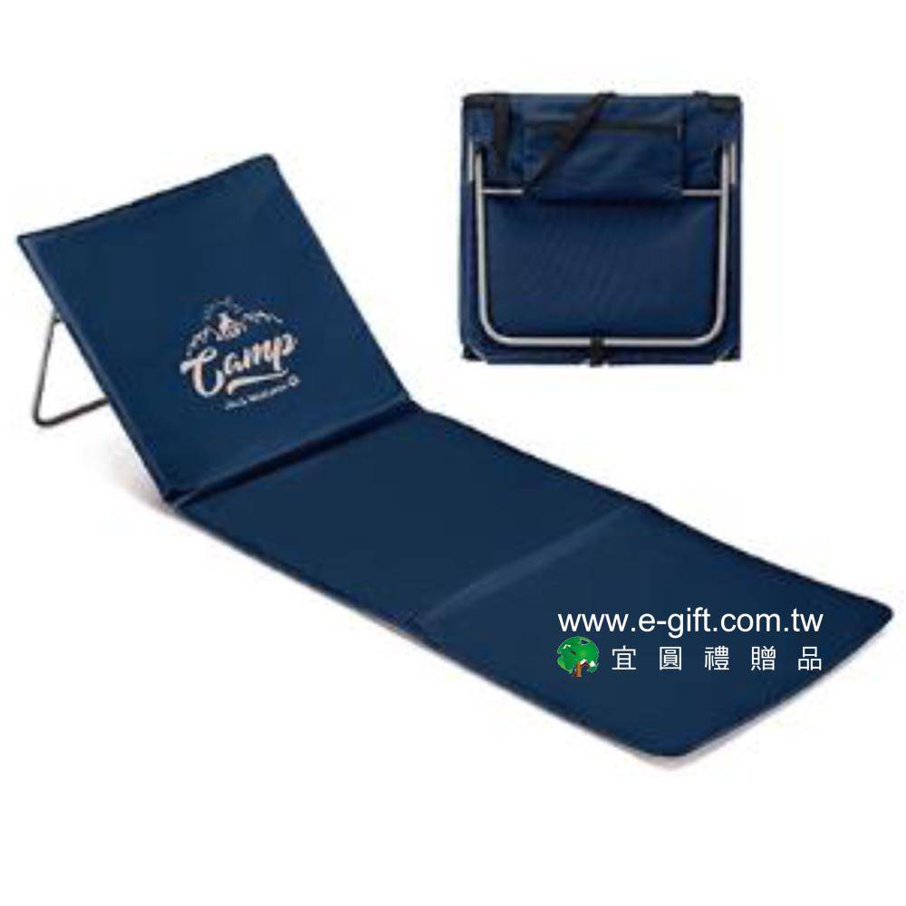 【E-gift】CAMP野趣折疊躺椅(紅/藍)