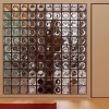 玻璃磚【透明/圓形全月紋 (共12款)】19X19X8  隔音、隔熱、控光、防火、減少灰塵、防結露#051