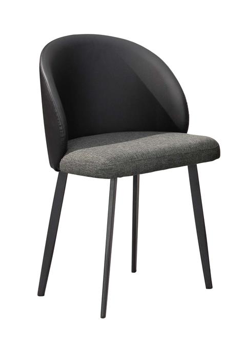 SH-A473-05 梅維斯餐椅(黑皮)(不含其他產品)<br />尺寸:寬55*深49*高81cm