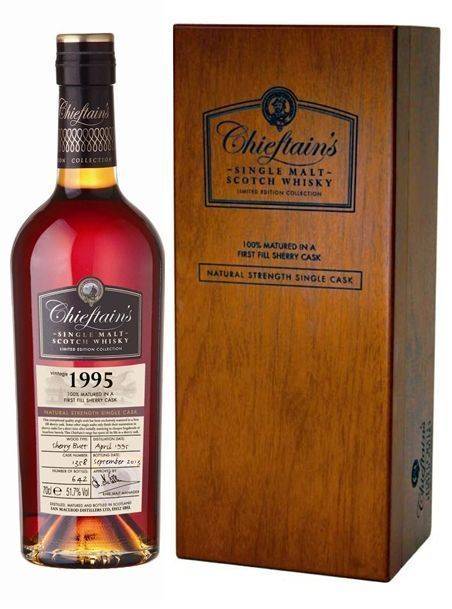 老酋長雪莉桶 1995 年 單一麥芽蘇格蘭威士忌原酒        &7000