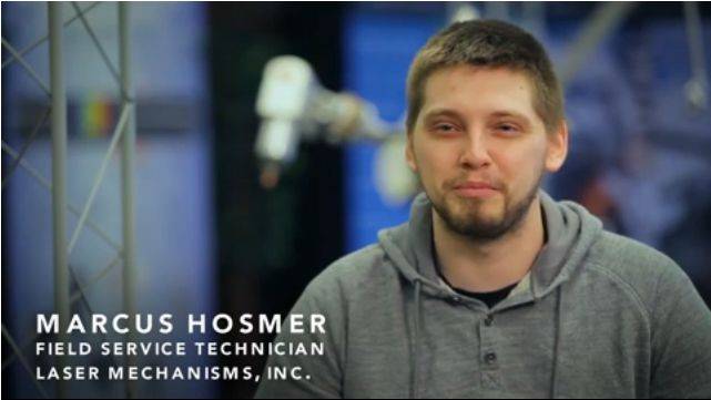 Video : Meet Marcus Hosmer,Field Service Technician at Laser Mechanisms