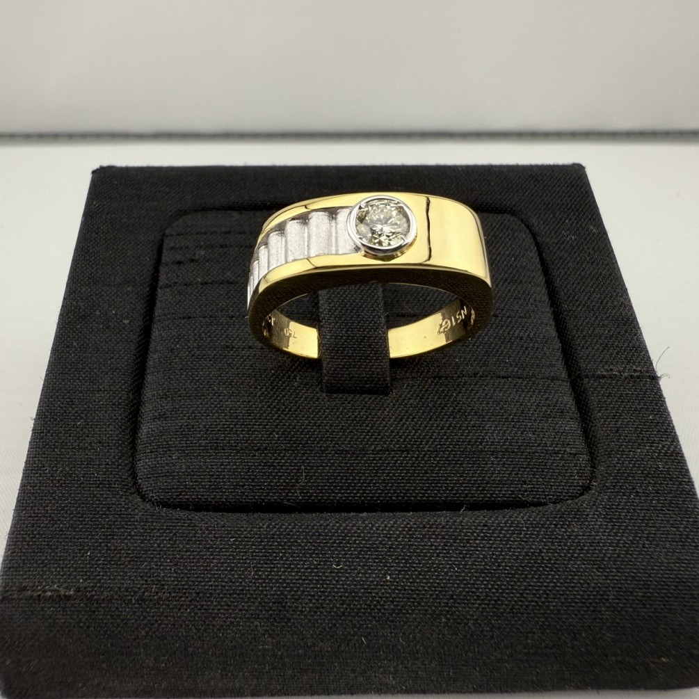 天然鑽戒 0.23ct/F/VS1/車工完美 18K黃金 F1236