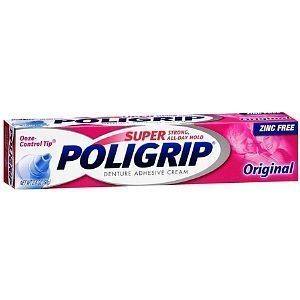 PoliGrip 活動假牙黏著劑 68g(不含鋅配方)