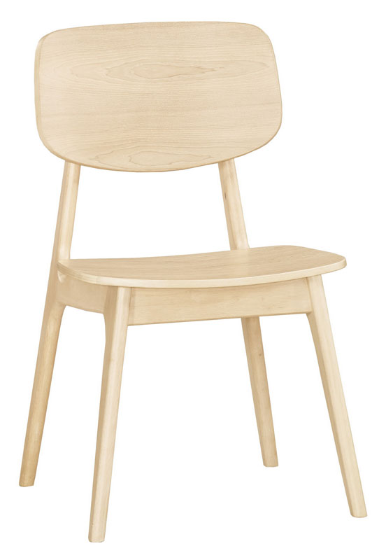 QM-1071-3 芬頓餐椅(板)(實木)(洗白色)(不含其他產品)<br />尺寸:寬48*深54*高82cm
