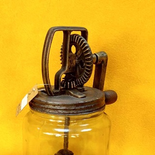 老銅攪拌玻璃罐(老物件) 攪拌器