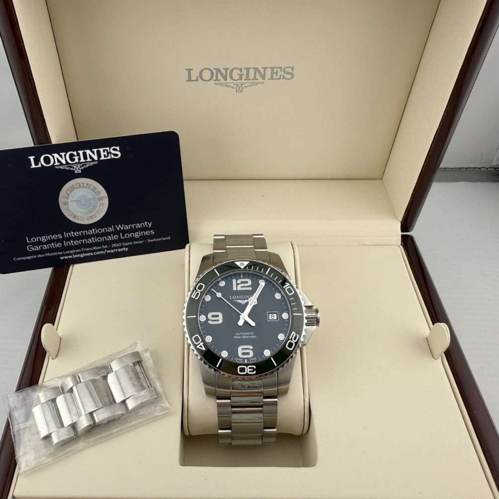 Longines 浪琴 深海征服者系列 L3.782.4.06.6 綠面 2024保固中 n1382
