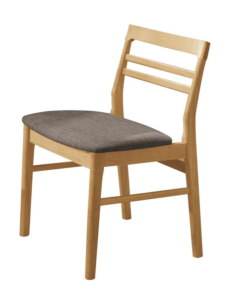SH-A510-02 柏德原木灰布餐椅(不含其他產品)<br /> 尺寸:寬47.5*深55*高77.5cm