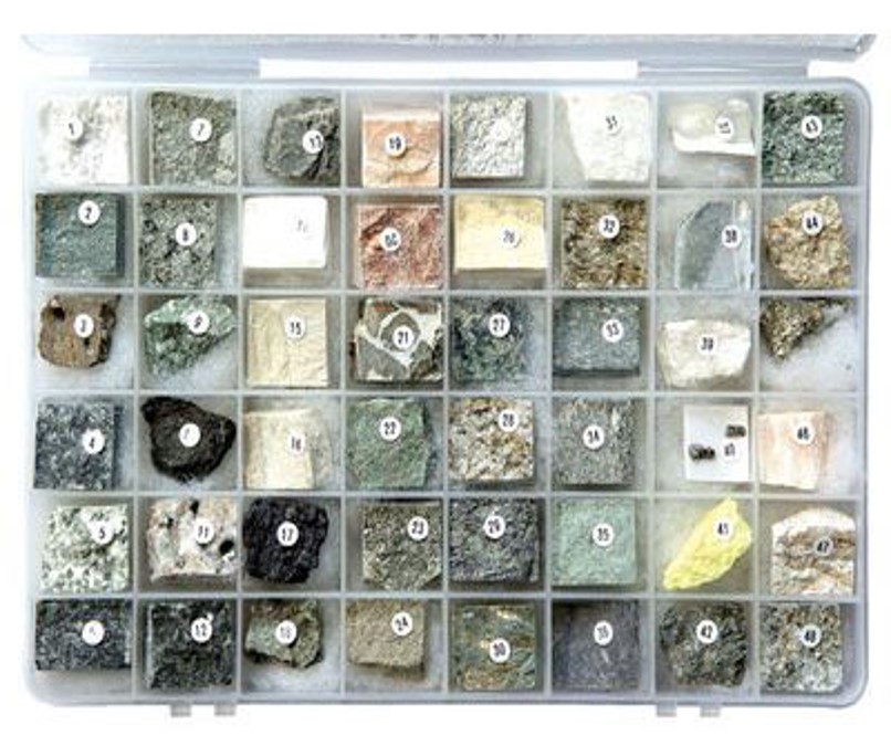 台灣岩石標本(48件組)