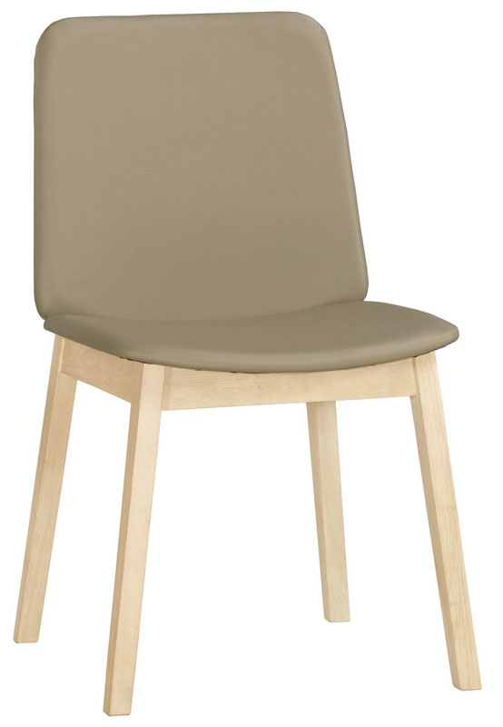 QM-643-6 根尼餐椅(皮)(實木)(洗白色)(不含其他產品)<br />尺寸:寬47.5*深56.5*高80.5cm