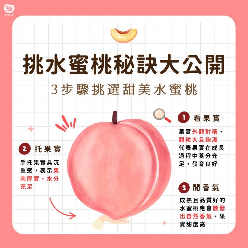 水蜜桃挑選報您知