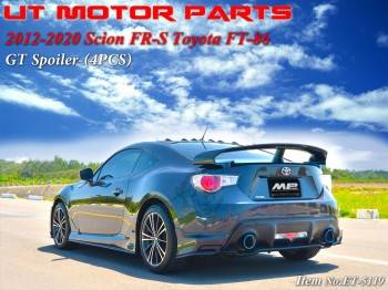 2012-2020 Scion FR-S / Toyota FT-86 GT Spoiler-(4PCS)