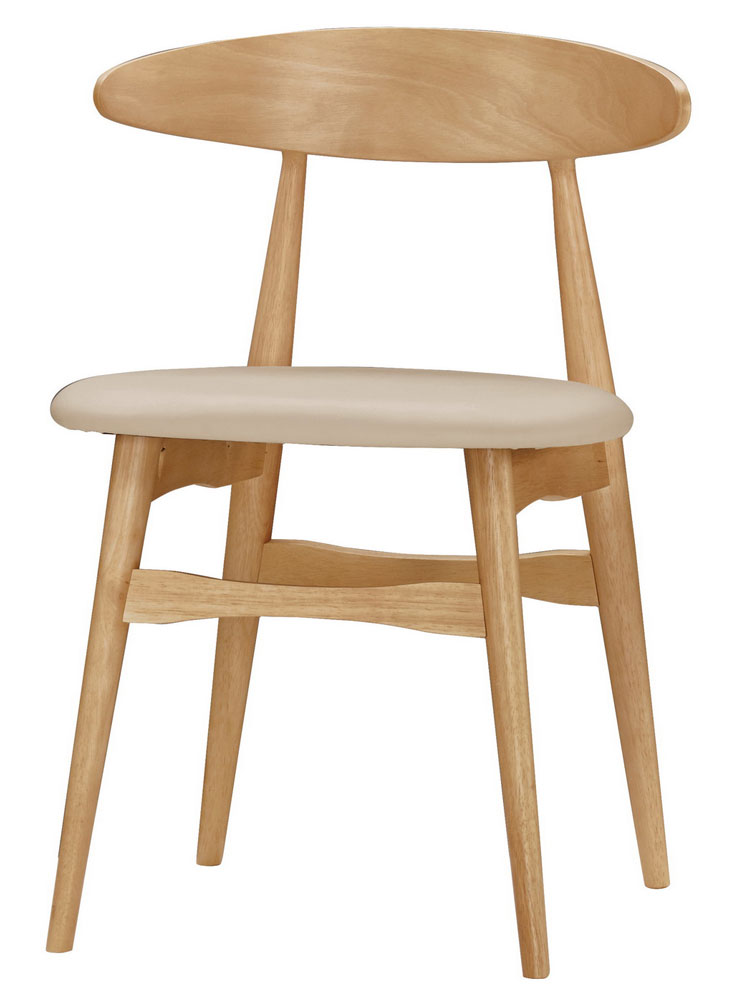 QM-644-5 洛娜餐椅(皮)(實木) (不含其他產品)<br /> 尺寸:寬52*深46*高74cm