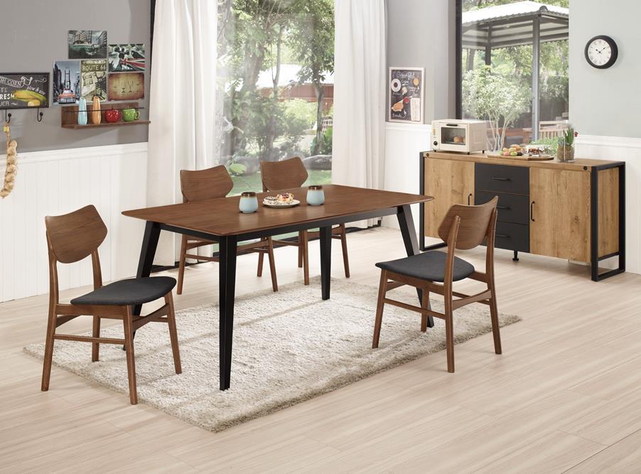QM-977-1 綺麗5尺餐桌 (不含椅子其他產品)<br /> 尺寸:寬150*深90*高75cm