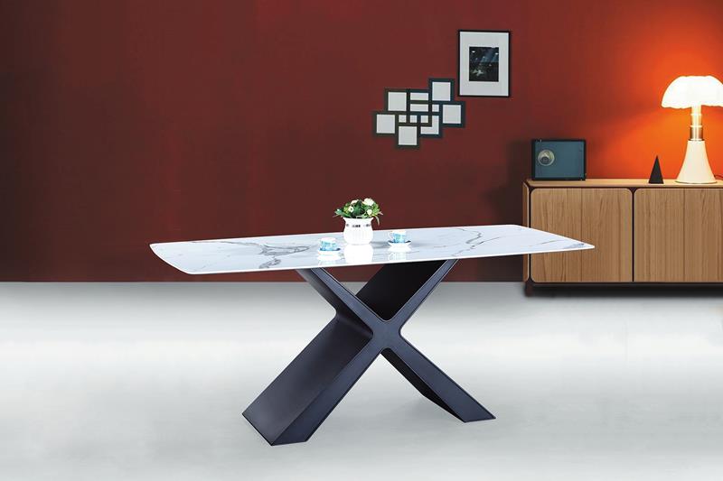 CL-1056-1 BH-137 雪山岩5尺餐桌 (不含其他產品)<br />尺寸:寬150*深90*高75cm