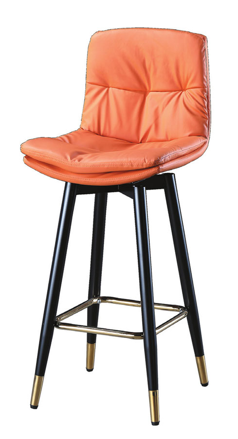 CL-1108-3 桔皮208雙層皮吧台椅  (不含其他產品)<br />尺寸:寬45*深53高107cm