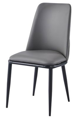 TA-951-12 馬斯深灰皮餐椅 (不含其他產品)<br />
尺寸:寬44*深46*高89cm