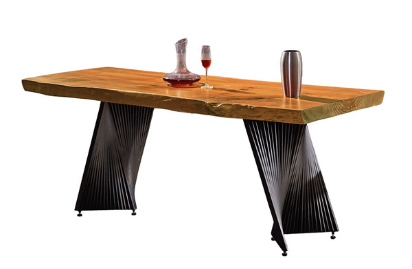 TA-865-1 強森6.6尺實木餐桌 (不含其他產品)<br />
尺寸:寬200*深75*高78cm