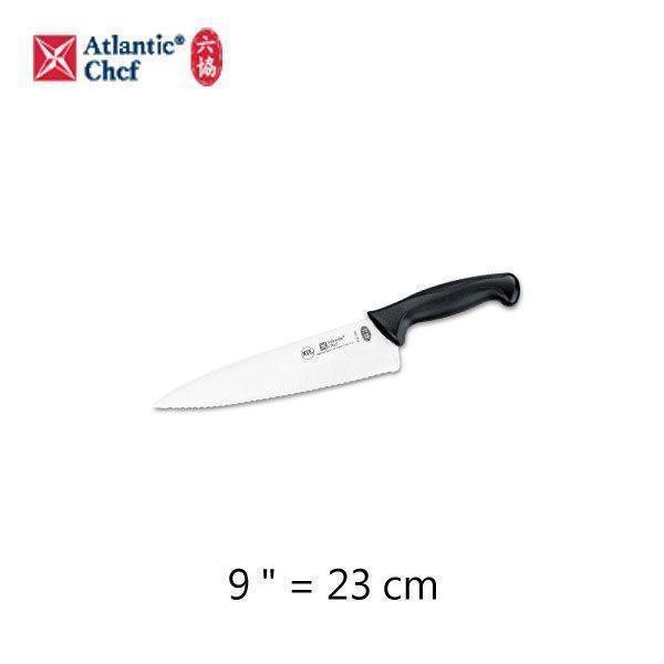 【Atlantic Chef六協】23cm 有鋸齒主廚刀(分刀)Chef's Knife-serrated edge (經典系列刀柄)