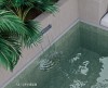 10X20鄉村復古【JY-伊蓮娜RBN-1023G 青草綠】假溝設計 客廳 臥室 浴室 泳池露台│玄關│商空│店面設計｜地壁兩用磚#50160