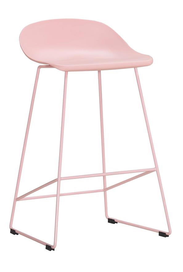 CO-539-4 萊昂粉色吧椅(不含其他產品)<br />尺寸:寬48*深47*高82cm