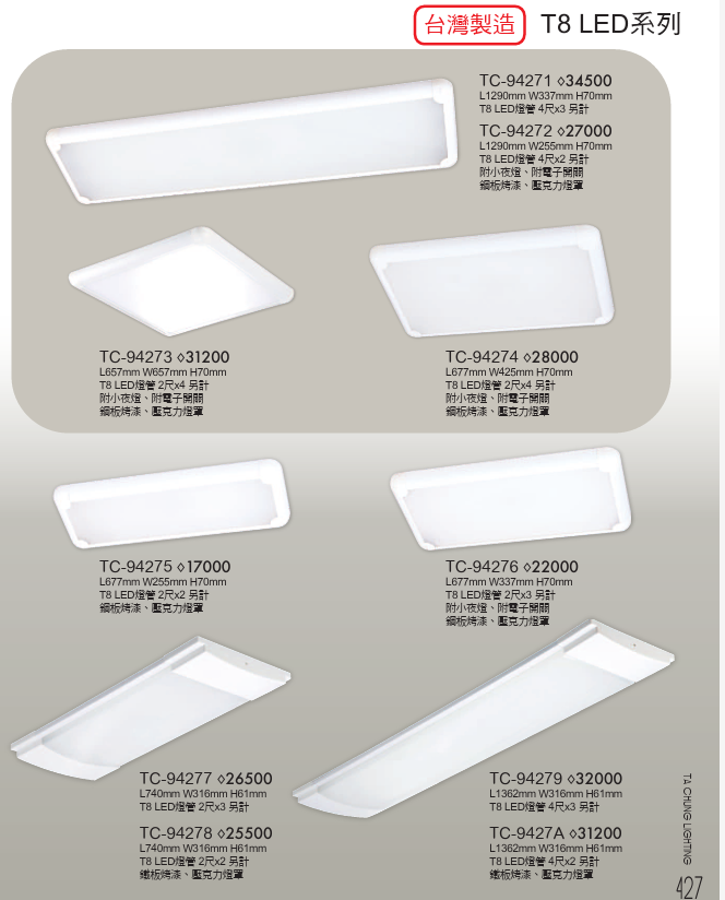 T8 LED 吸頂燈具|易門燈飾科技生活館LED--商品介紹