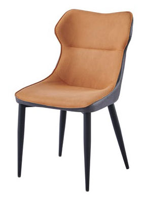 TA-953-13 柏林人體工學橘布餐椅 (不含其他產品)<br />
尺寸:寬45.5*深49*高84cm