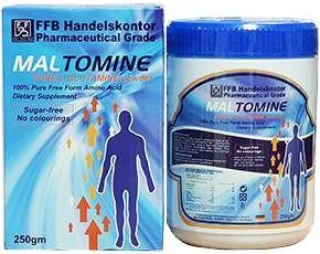 德國原裝進口  左旋麩醯胺酸 高單位粉末營養補充食品 FFB Handelskontor GmbH MALTOMINE L-GLUTAMINE power (250g/罐裝)