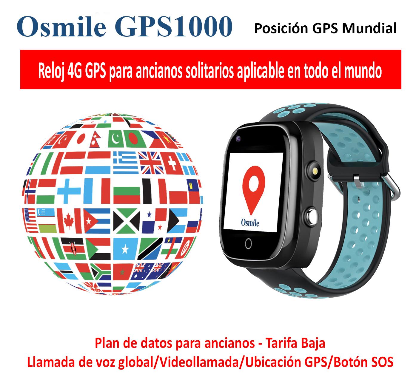 Osmile GPS1000 - Rastreador para personas mayores con enfermedad de Alzheimer y demencia - JC