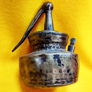 印度老銅油燈 老銅器 古銅老件擺飾